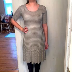 Medium striped spandex dress